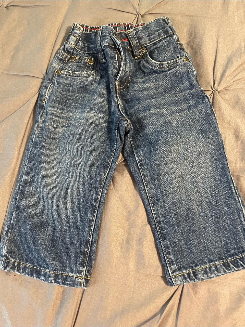 Classic Relaxed Fit Kids Denim Jeans - Blue - 0643 - Picture 2 of 4